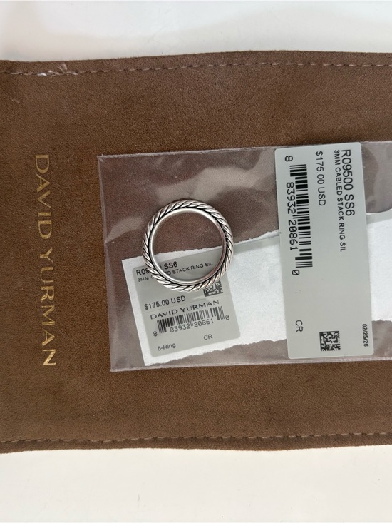 David Yurman Jewelry - David Yurman Cable Collectibles Band Ring, 3mm, Size 6